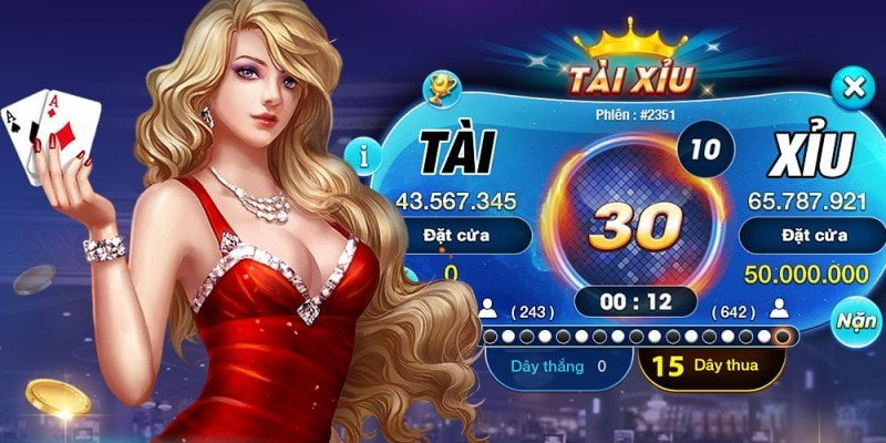Chọn kết quả Tài hoặc Xỉu có xu hướng hiếm gặp